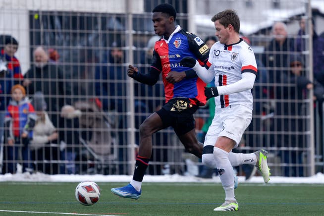 Thierno Barry konnte das 1:2 für den FC Basel erzielen. Ob es bei ihm einen Knoten löst?