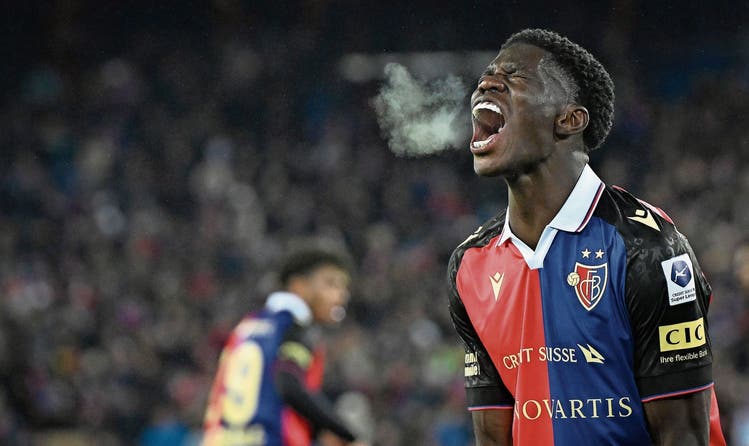 Wird nicht ausgeliehen und sucht sein Stürmerglück auch im Frühjahr im Dress des FC Basel: Thierno Barry.