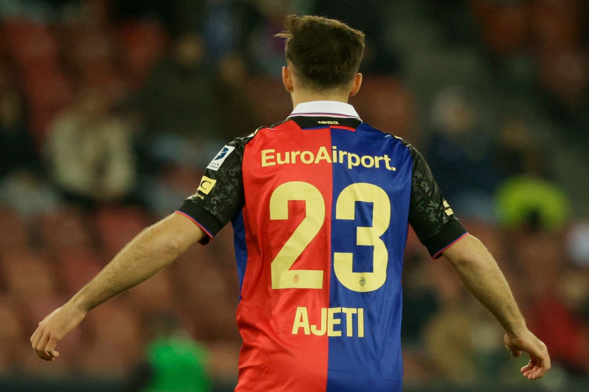 17. Februar 2024: Albian Ajetii kehrt mit dem FCB in Zürich ins Super-League-Geschäft zurück.